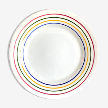 Round dish San Marciano Ceramiche in enamelled Italian earthenware