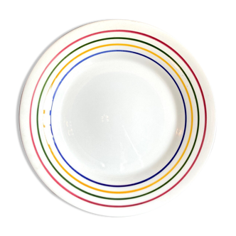 Plat rond San Marciano Ceramiche en faïence italienne émaillée