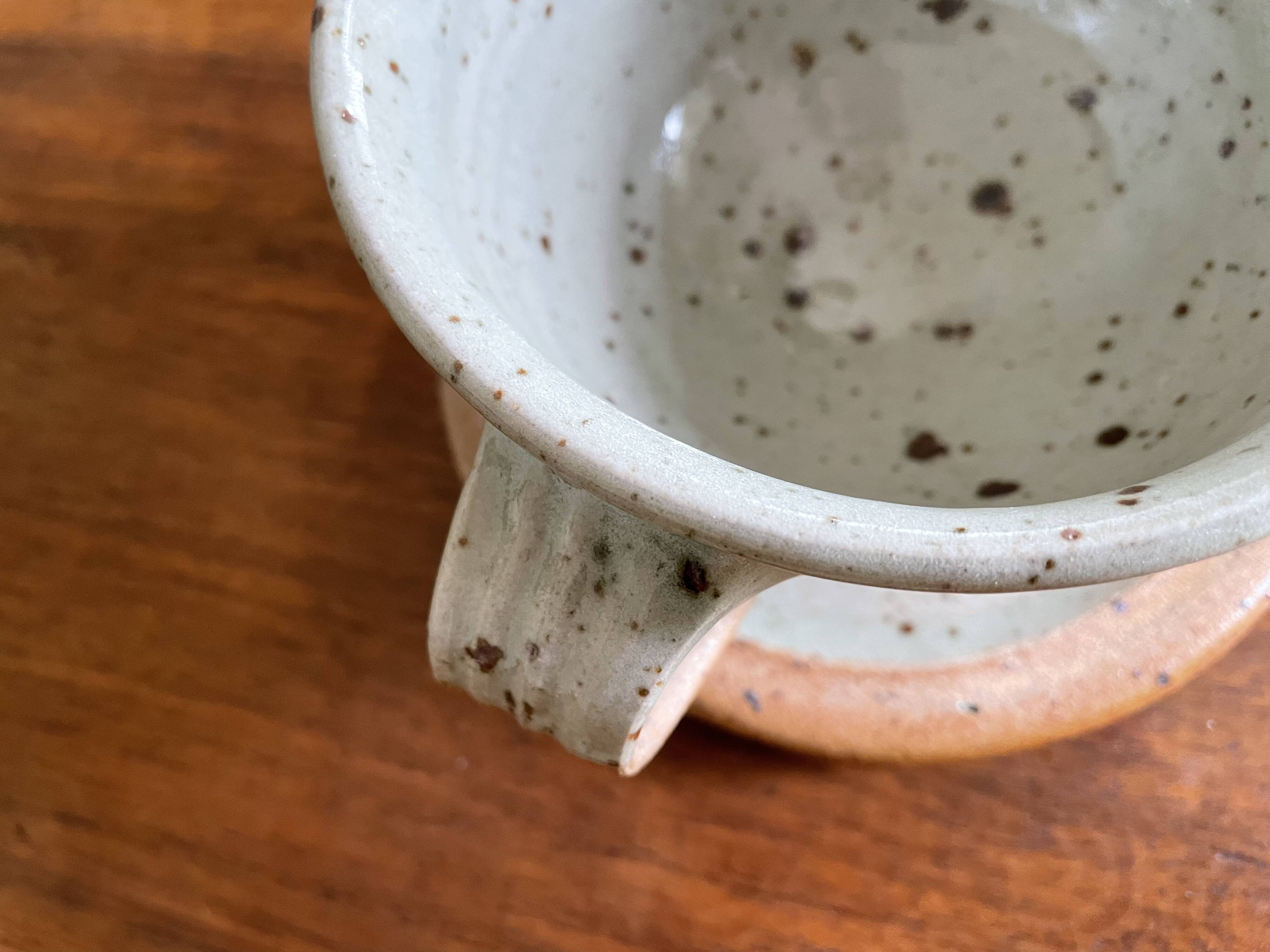 Pyrite sandstone cups by Pierre Digan La Borne