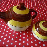 Longchamp teapot and sugar bowl