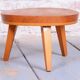 Mid-Century Small Tables in Larch Wood, Czech, 1950s, Set of 2