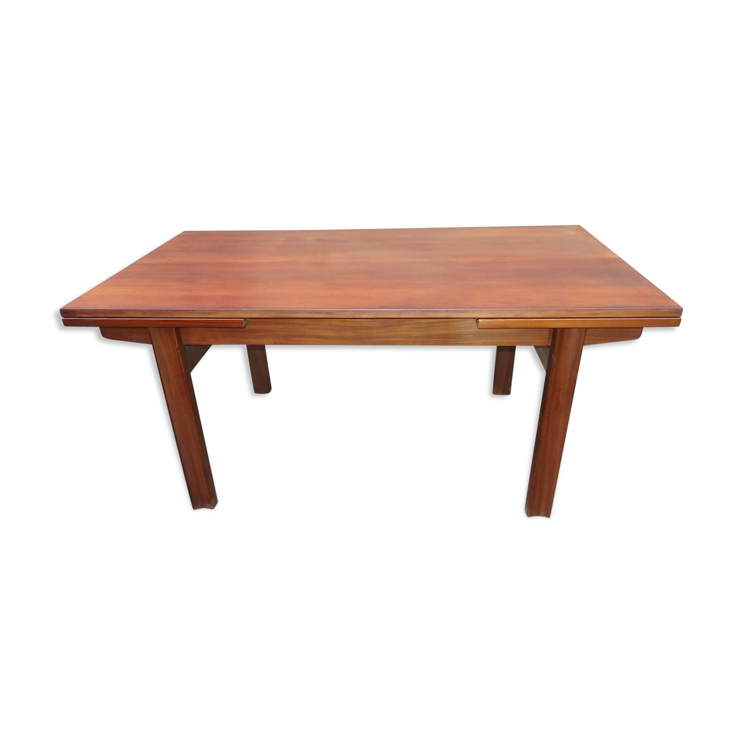 Rectangular dining table in vintage teak