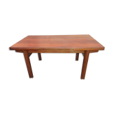 Rectangular dining table in vintage teak