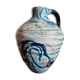 Vase en terre cuite à finition marbrée