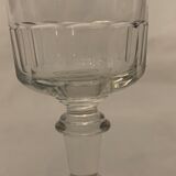 Série de 4 petits verres à pied anciens modèle Mirabeau 1920