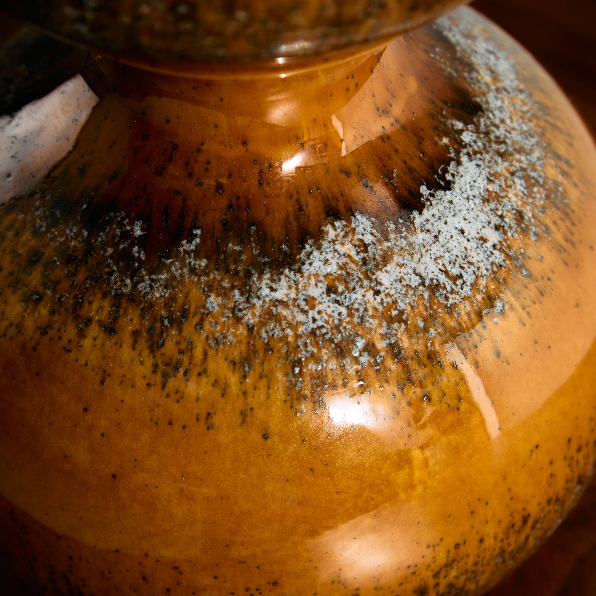 German ceramic table lamp by Kaiser Leuchten