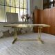 Brass table 1970 Italian lacquer