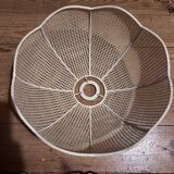 Rattan flower pendant light