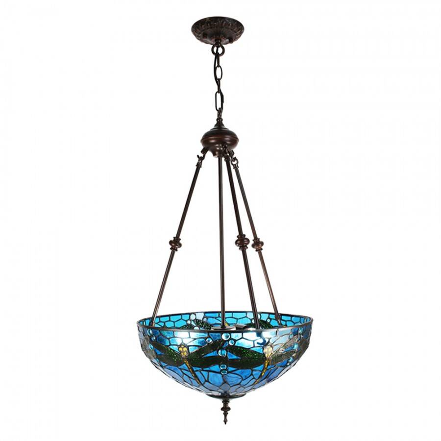 Tiffany pendant lamp Libelle middle hanging lamp