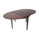 Lubke round rosewood dining table, 60s