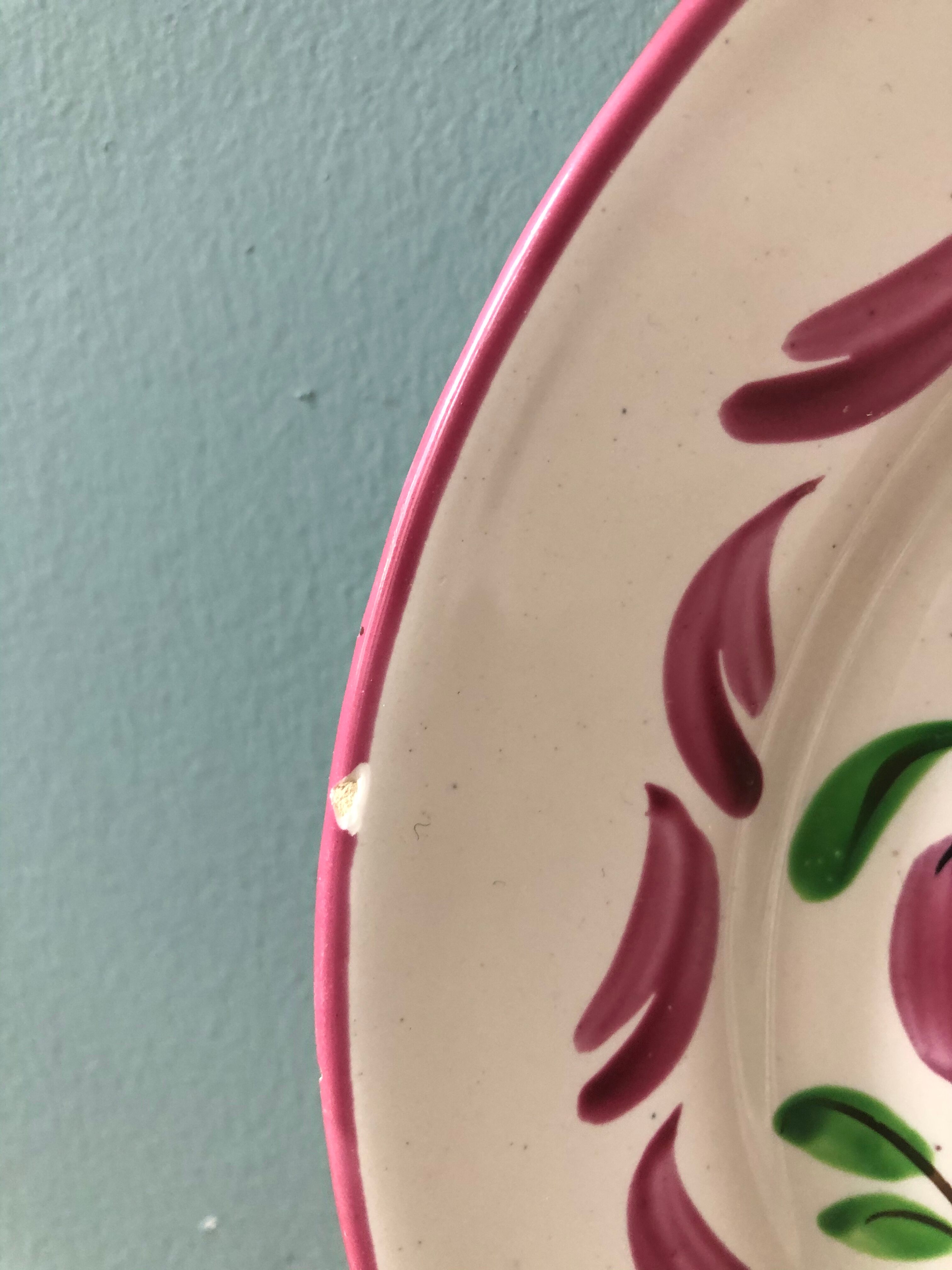 Old plate Keller and Guerin Lunéville 19th