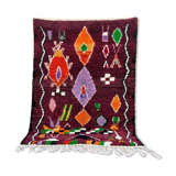 Burgundy Moroccan Berber rug 200cm x 300cm