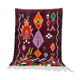 Tapis bordeaux marocain berbère 200cmx300cm
