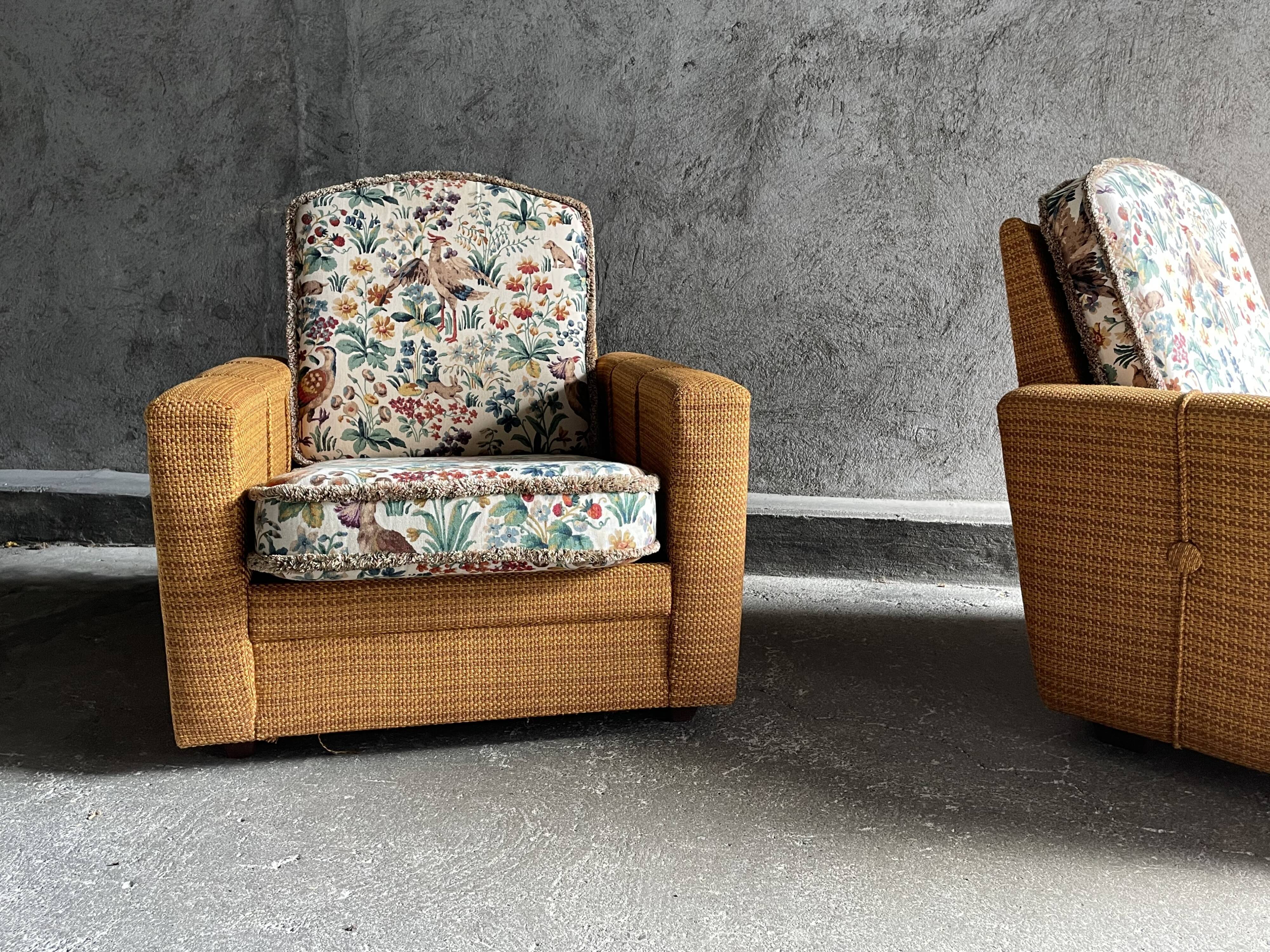 Pair of vintage armchairs