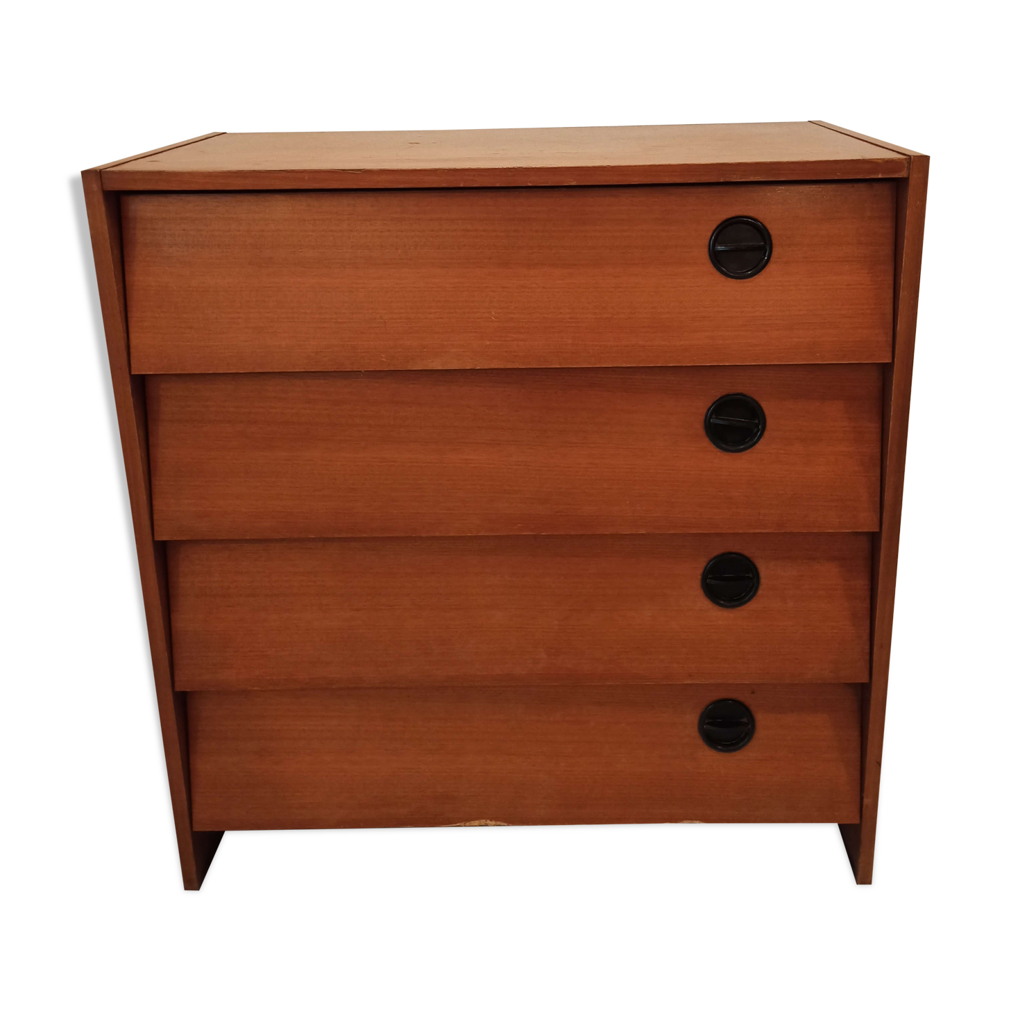 1970s vintage shoe cabinet in formica