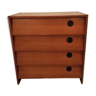 1970s vintage shoe cabinet in formica