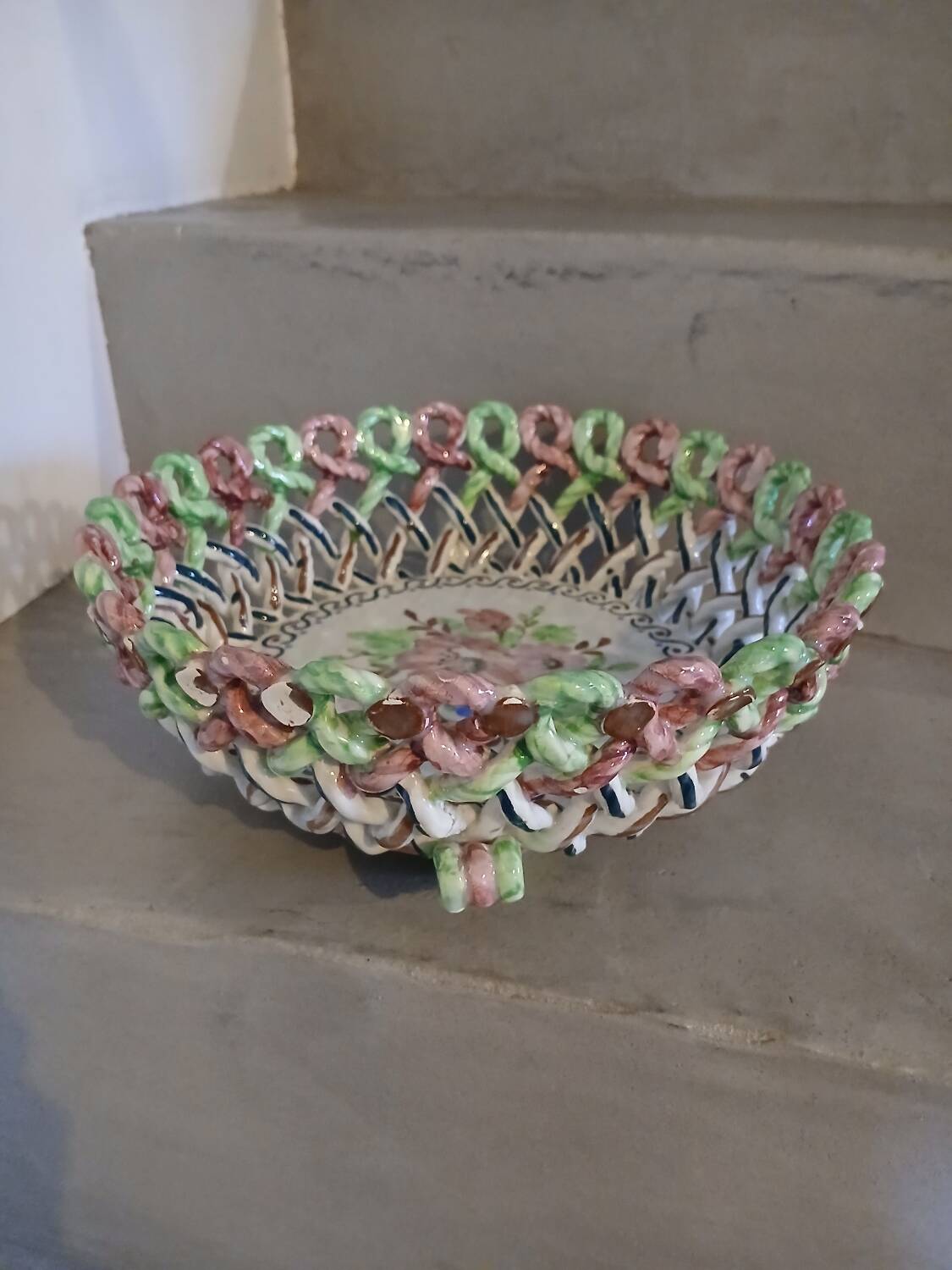 Vintage Spanish ceramic bowl