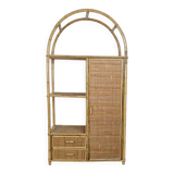 Rattan wardrobe