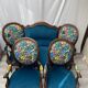Paire de fauteuils cabriolet retapissés, années 30-40