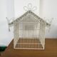 White metal birdcage