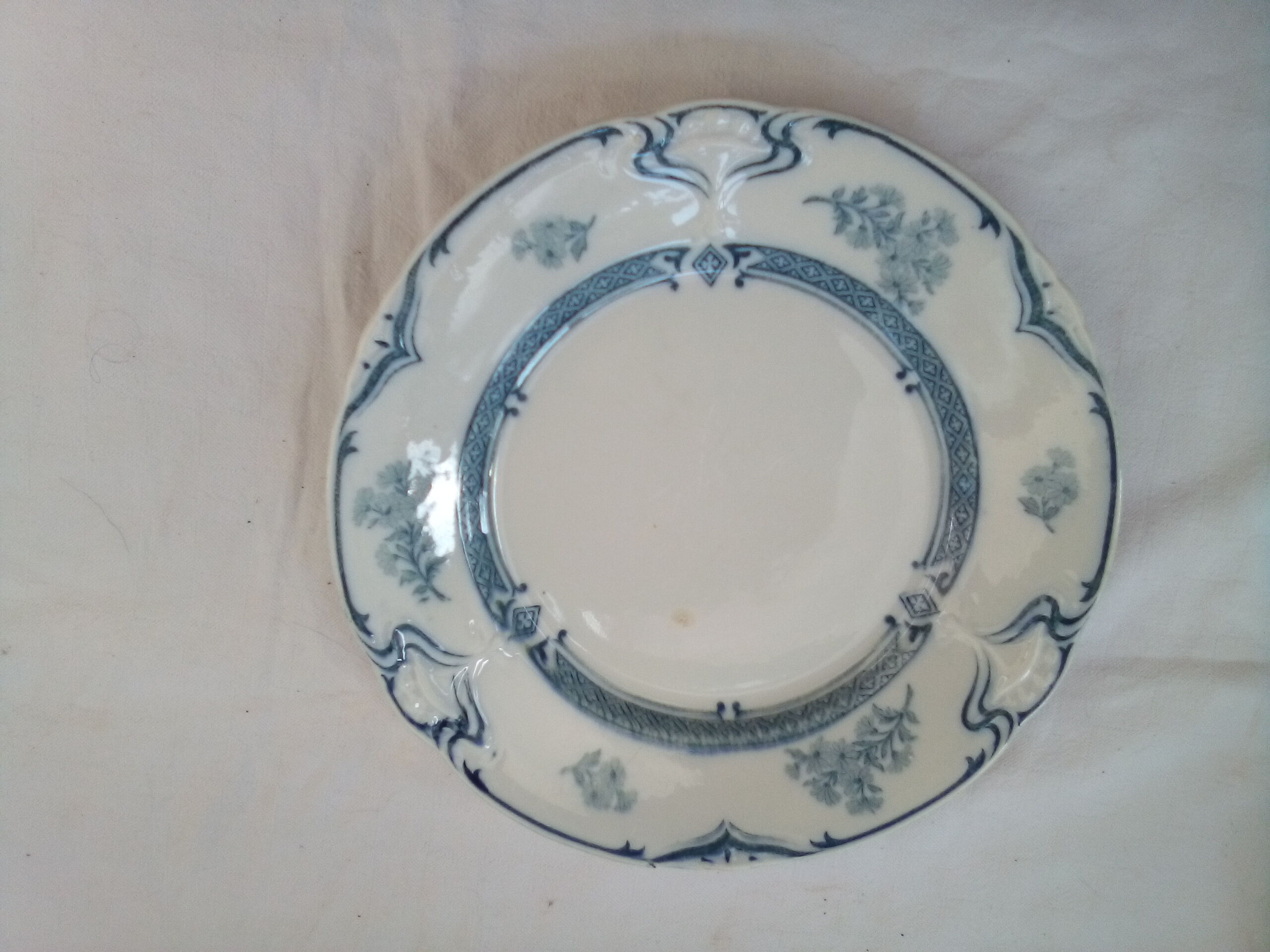 6 plates flat Manon / St Amand Hamage