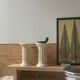 Pair of bright sofa ends