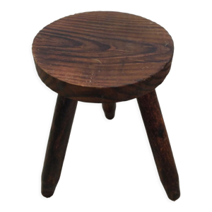 tabouret tripode brutaliste
