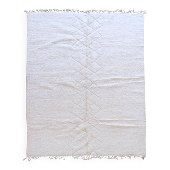 Tapis Blanc Beni Ouarain - 339 x 250 cm