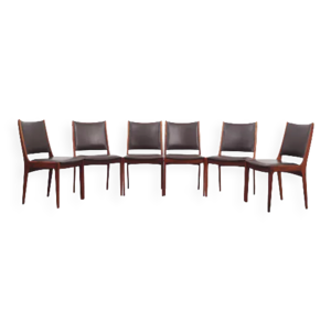 6 chaises de J. andersen, - uldum
