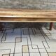 Large solid wood dining table