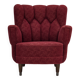 1960s, Danish armchair, original red furniture fabric.