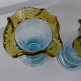 Paire de vases verrerie George Sand