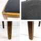 Lot de 2 chaises vintage Mid-Century dossier à barreaux bois massif design