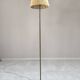 Copper and rope floor lamp circa 1950