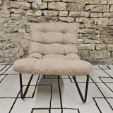 Vintage tubular armchair 1970s