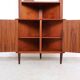 Vintage Danish teak corner cabinet with display case, 1960s