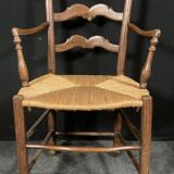 Straw armchair