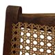 Art Deco easy chair minimalist oak wicker minimalist design