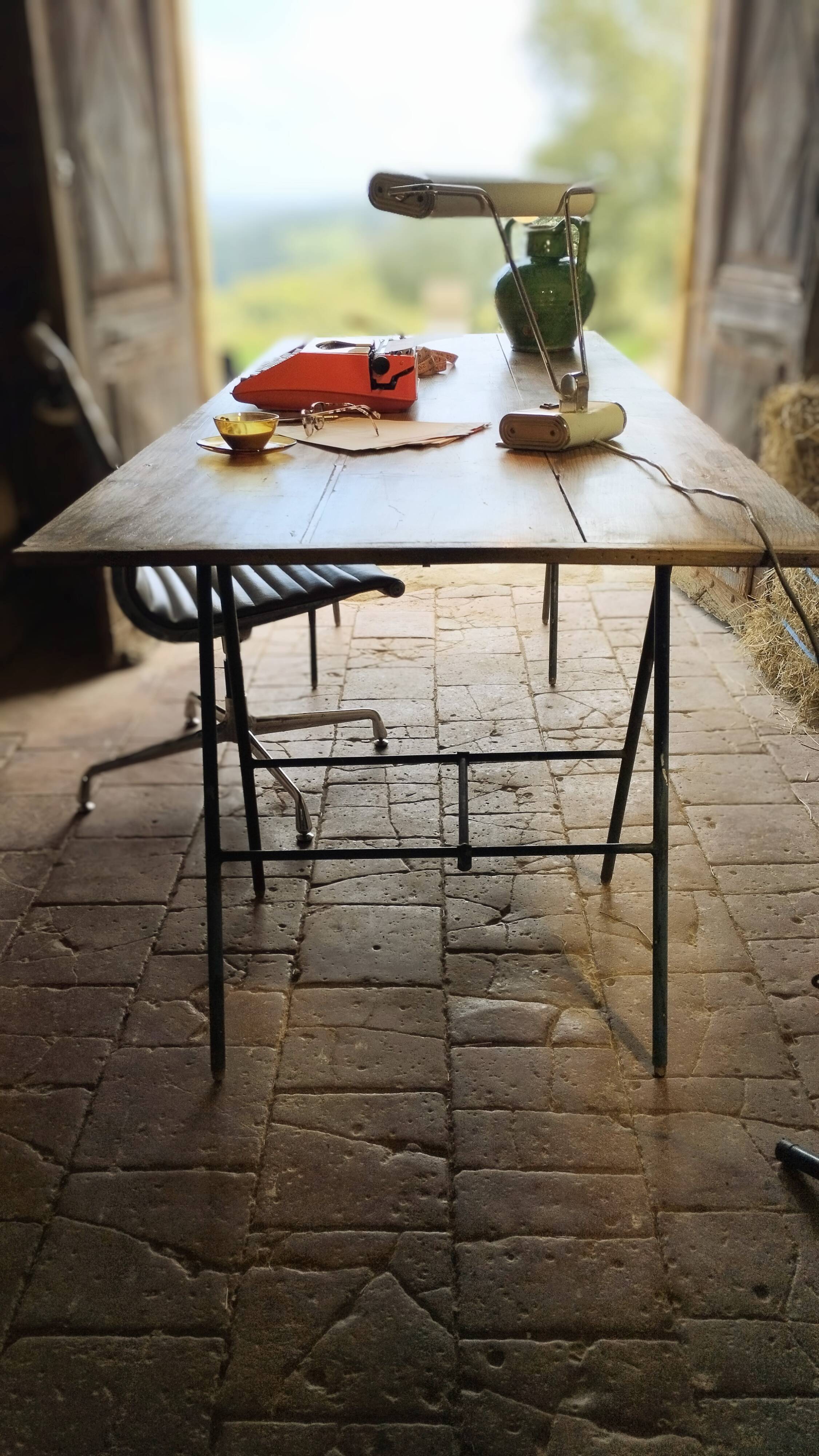 Industrial, workshop, folding table