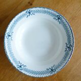 1 deep plate made of Boulanger ironstone model Chinon 221268