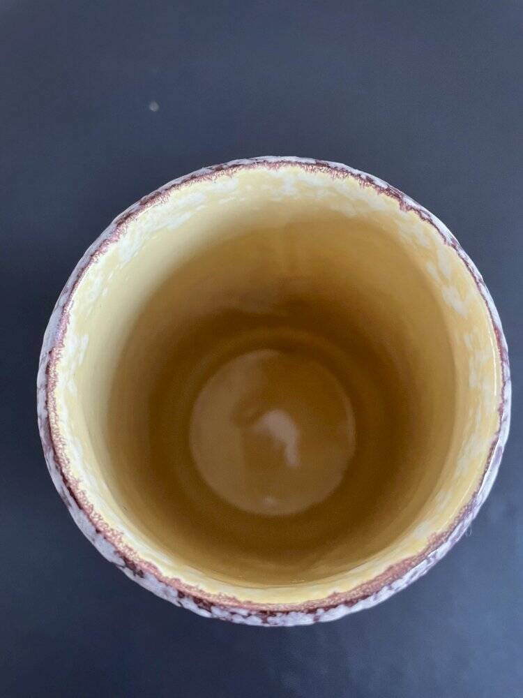 Straight vase West Germany decor 60s-70s Height 17 cm