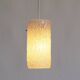 Petite ‘Riffle’ glass and brass pendant lamps by Kalmar