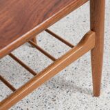 Midcentury Danish extendable coffee table in oak and teak 1960s