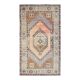 Vintage Turkish Oushak handmade wool cotton orange area rug 106x188