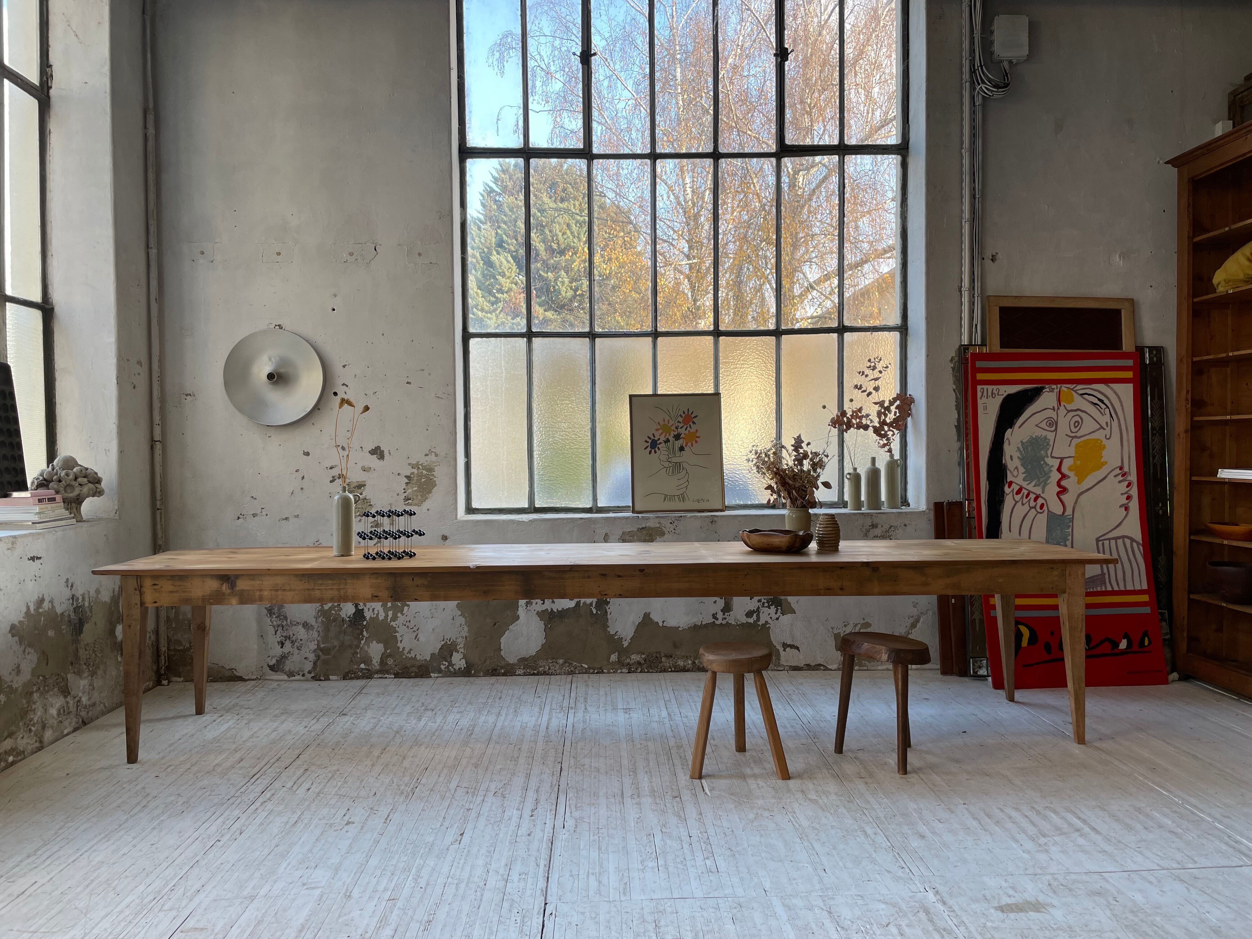 Farmhouse table beech pine XL 4m