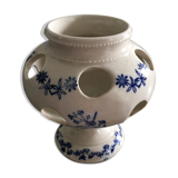 Blue decorative flower vase