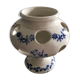 Vase pique fleurs décor bleu