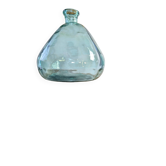 Light green blown glass demijohn – 32 cm