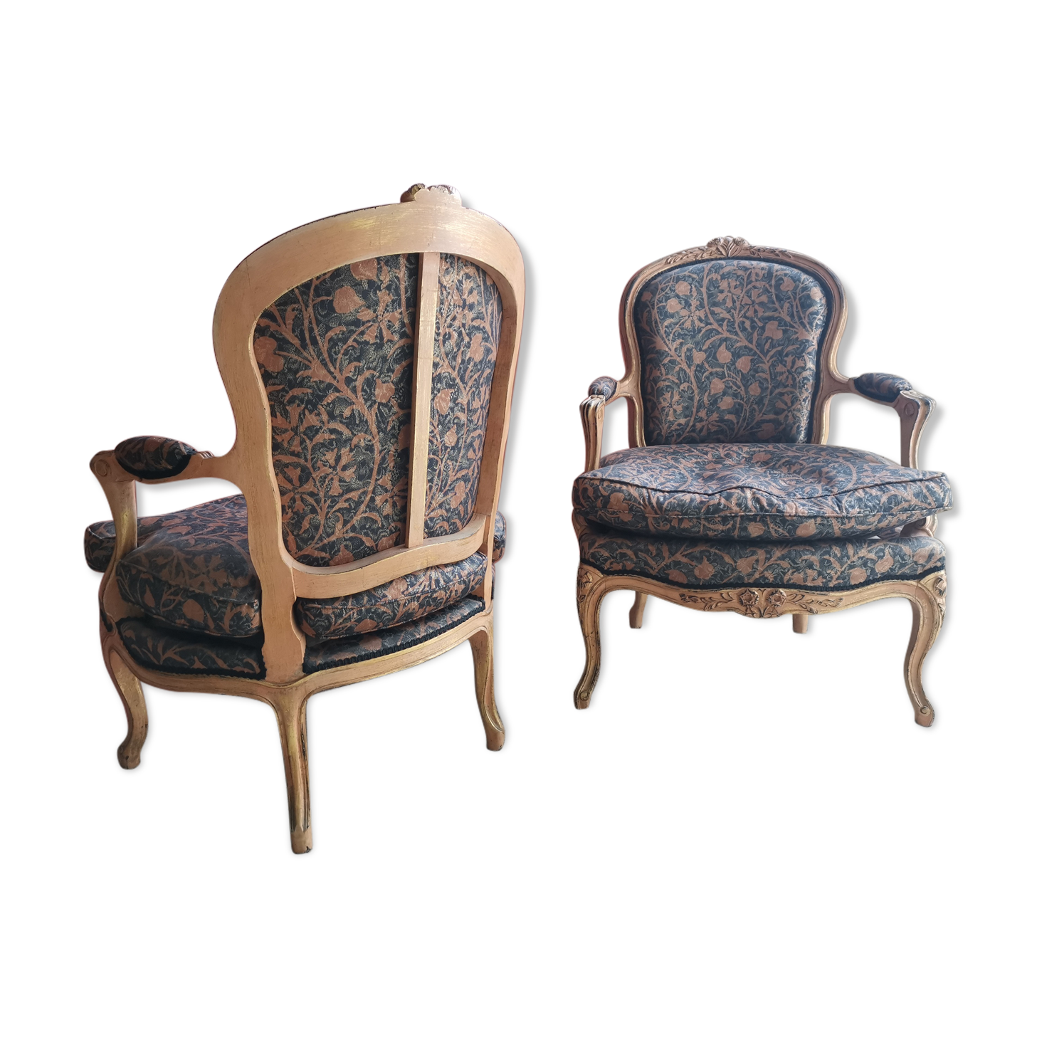 Pair of Louis XV armchairs