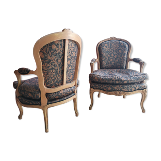Pair of Louis XV armchairs